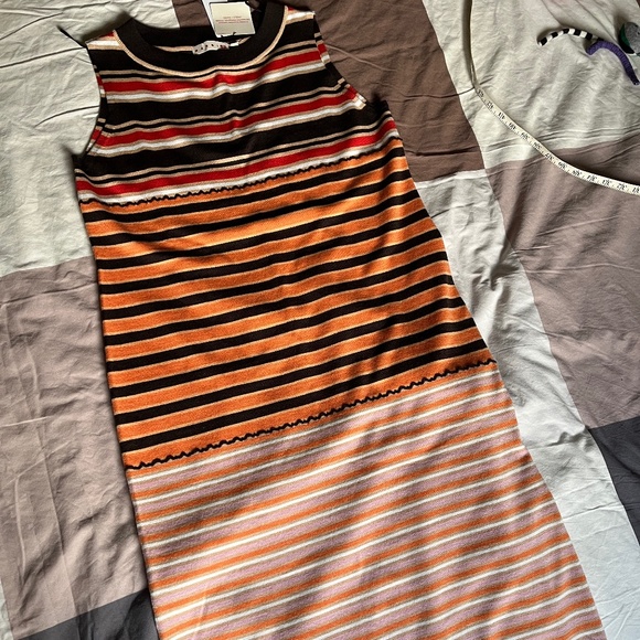 Marni for Uniqlo dress, wool, sleeveless, colour block, NWT - Picture 1 of 8